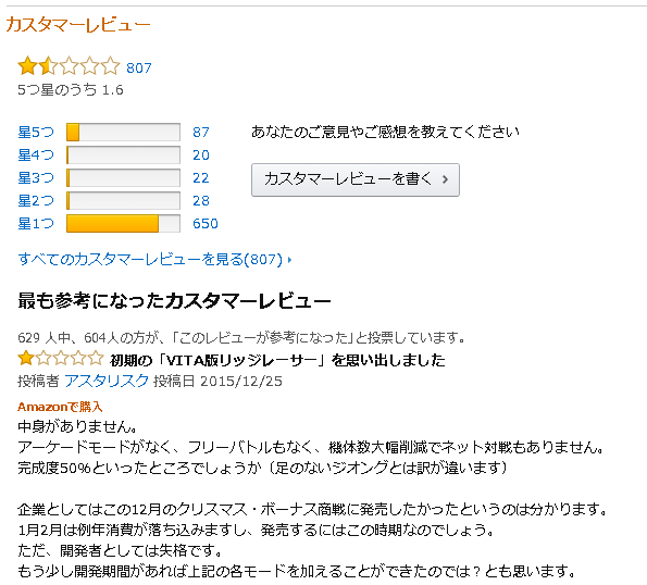 機動戦士ガンダム Extreme Vs Force レビュー２ Amazonの評価は 一概に当てにはできません なぜなら 人生を更に楽しくさせるエンタメ情報